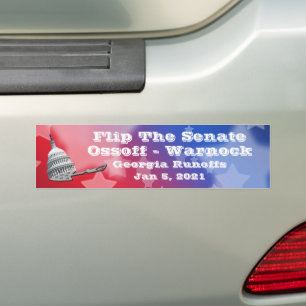 Autocollant De Voiture Retourner Les Coupures Du Sénat En Géorgie