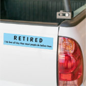 Autocollant De Voiture Retraité (Sur camion)