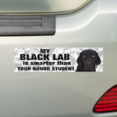 Autocollant De Voiture Retriker de Black Labrador (En voiture)