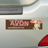 Autocollant De Voiture Retro Avon Représentant (En voiture)