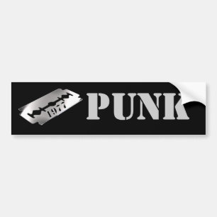 Autocollant De Voiture Rétro lame de rasoir punk 1977