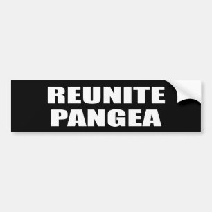 AUTOCOLLANT DE VOITURE RÉUNISSEZ PANGEA