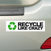 Autocollant De Voiture Réutilisez comme fou (En voiture)