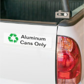 Autocollant De Voiture Réutilisez, les boîtes en aluminium seulement (Sur camion)