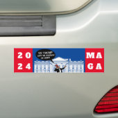 Autocollant De Voiture Revenez à Trump 2024 | Whitehouse ULTRA MAGA (En voiture)