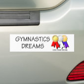 Autocollant De Voiture Rêves de Gymnastique TEE (En voiture)