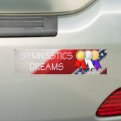 Autocollant De Voiture Rêves de Gymnastique TEE (En voiture)