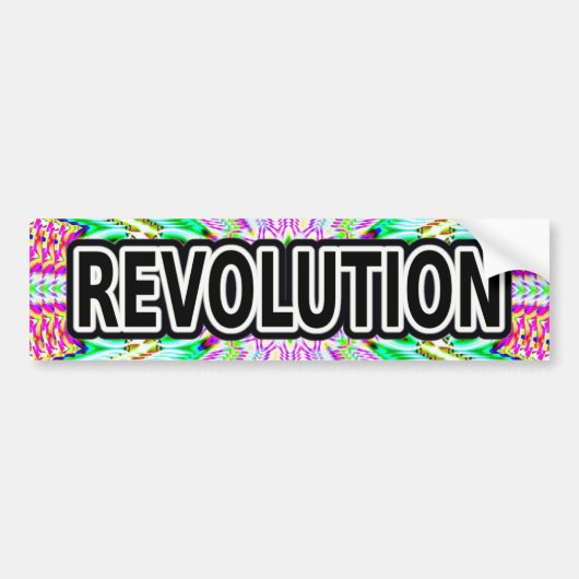 Autocollant De Voiture Révolution (Devant)