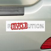 Autocollant De Voiture Révolution avec amour ! (En voiture)