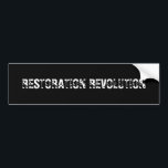 AUTOCOLLANT DE VOITURE RÉVOLUTION DE RESTAURATION<br><div class="desc">Rr</div>