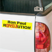 Autocollant De Voiture Révolution de Ron Paul (Sur camion)