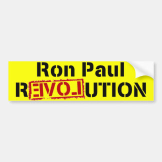Autocollant De Voiture Révolution de Ron Paul