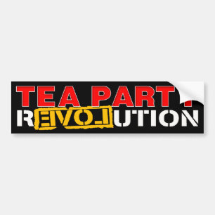 Autocollant De Voiture Révolution de thé