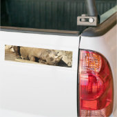 Autocollant De Voiture Rhino couché (Sur camion)