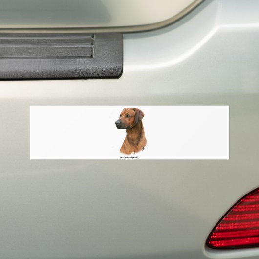 Autocollant De Voiture Rhodesian Ridgeback (En voiture)