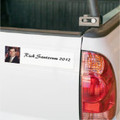 Autocollant De Voiture Rick Santorum (Sur camion)