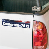 Autocollant De Voiture Rick Santorum pour le président (Sur camion)