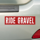 Autocollant De Voiture Ride Gravel (En voiture)