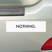 AUTOCOLLANT DE VOITURE RIEN (En voiture)