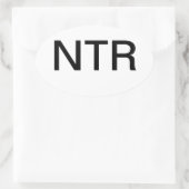 Autocollant de voiture—Rien à signaler (Sac)