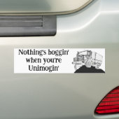 Autocollant De Voiture Rien ne s'encombre quand tu es Unimogin' (En voiture)