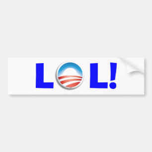 Autocollant De Voiture Rire fort chez Obama