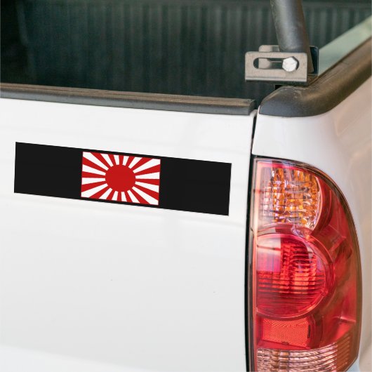 Autocollant De Voiture Rising Sun Flag 3 (Sur camion)