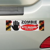 Autocollant De Voiture Risque de morsure de zombi (En voiture)