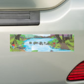 Autocollant De Voiture Rivière de la forêt tropicale (En voiture)