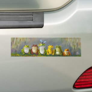 Autocollant De Voiture Rivière Ribbit