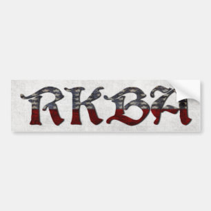 Autocollant De Voiture RKBA redressent pour garder et soutenir des bras