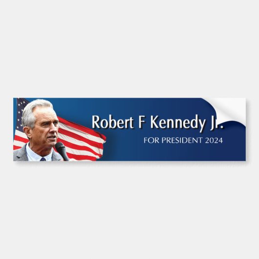 Autocollant De Voiture Robert F Kennedy Jr pour le président 2024 (Devant)