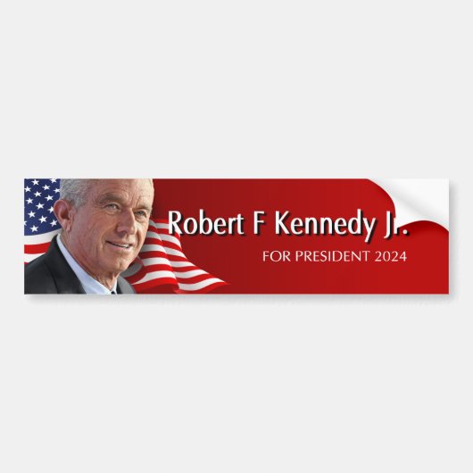 Autocollant De Voiture Robert F Kennedy Jr pour le président 2024 (Devant)