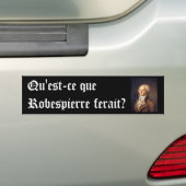Autocollant De Voiture Robespierre (légende française) (En voiture)
