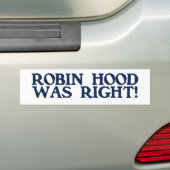 Autocollant De Voiture Robin Hood avait raison (En voiture)