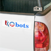 Autocollant De Voiture Robots de Romney Obama (Sur camion)