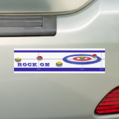 Autocollant De Voiture Rochers de curling (En voiture)