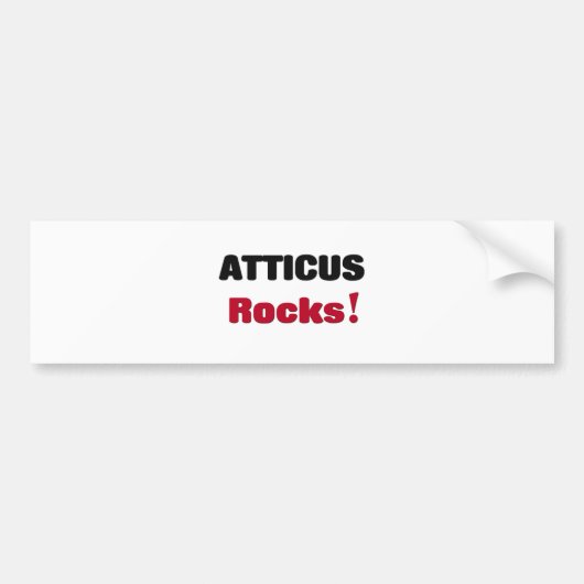 Autocollant De Voiture Roches d'Atticus (Devant)