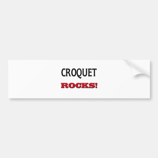 Autocollant De Voiture Roches de croquet (Devant)