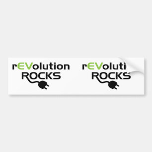 Autocollant De Voiture Roches de véhicules électriques - EV