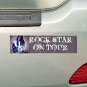 Autocollant De Voiture Rock Star on Tour (personnalisable) (En voiture)