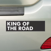 Autocollant De Voiture Roi de la route (En voiture)