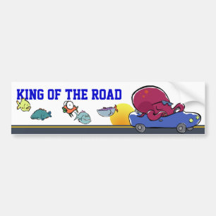 Autocollant De Voiture roi de la route (personnalisable !)
