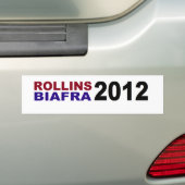 Autocollant De Voiture ROLLINS/BIAFRA en 2012 (En voiture)