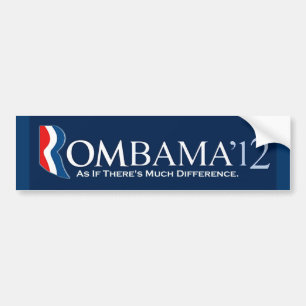 Autocollant De Voiture Rombama 2012 : Comme si il y a beaucoup de