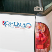 Autocollant De Voiture Romney/adhésif pour pare-chocs d'Obama ROTFLMAO (Sur camion)