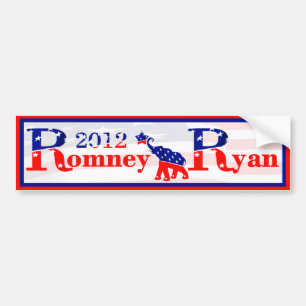 Autocollant De Voiture Romney et adhésif pour pare-chocs 2012 de Ryan