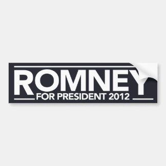 Autocollant De Voiture Romney pour le Président adhésif pour pare-chocs
