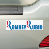 Autocollant De Voiture Romney - Rubio - 2012 (En voiture)