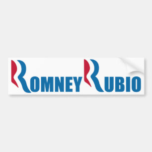 Autocollant De Voiture Romney - Rubio - 2012